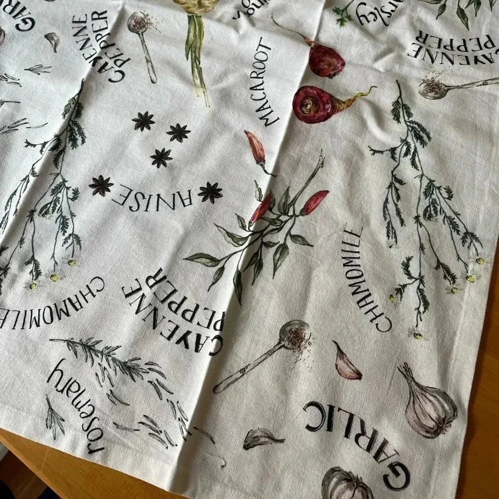 NWT Anthropologie Anwen Herb Dishtowel